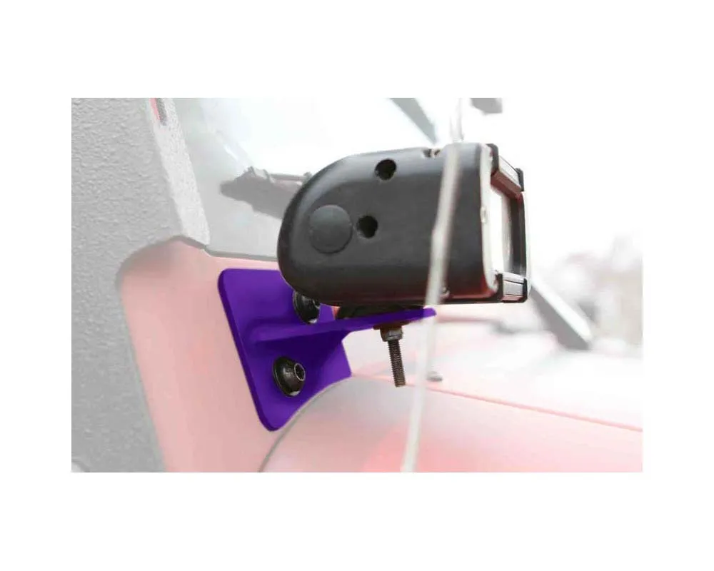 Steinjager LED Lights and Brackets Wrangler JK 2007-2018 Lower Windshield Mount Brackets and Lights Sinbad Purple - J0043990