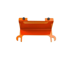 Steinjager License Plate Relocation Kit Wrangler JK 2007-2018 Fluorescent Orange