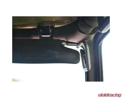 Steinjager Grab Handle Kit Wrangler JK 2007-2018 Rigid Design Front and Rear for 4 Door JKU Gray Hammertone - J0041352