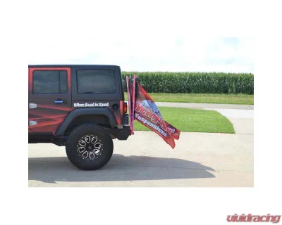 Steinjager Flag Holder Lemon Peel Jeep Wrangler JL 2018-2021 - J0050045