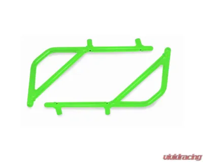Steinjager Grab Handle Kit Wrangler JK 2007-2018 Rigid Design Front and Rear for 2 Door JK Neon Green - J0044764