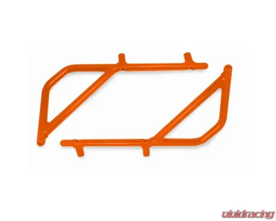 Steinjager Grab Handle Kit Wrangler JK 2007-2018 Rigid Design Front and Rear for 4 Door JKU Fluorescent Orange - J0041249