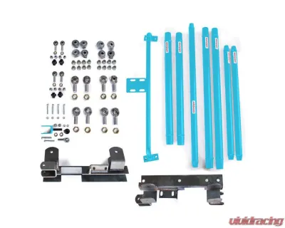 Steinjager Chrome Moly Tubing Long Arm Travel Kit (Playboy Blue) Jeep Wrangler TJ AT 1997-2002 - J0046058