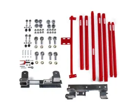 Steinjager Chrome Moly Tubing Long Arm Travel Kit (Red Baron) Jeep Wrangler TJ AT 1997-2002