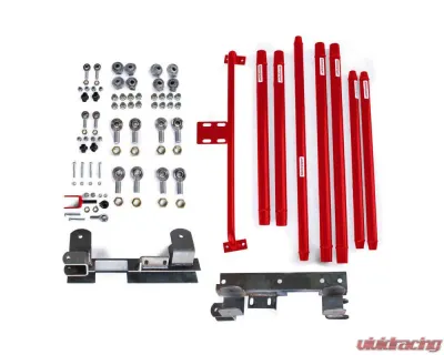 Steinjager Chrome Moly Tubing Long Arm Travel Kit (Red Baron) Jeep Wrangler TJ AT 1997-2002 - J0046056