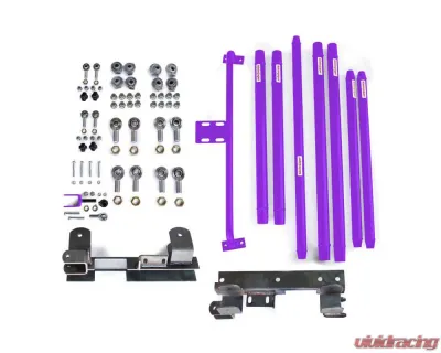 Steinjager Chrome Moly Tubing Long Arm Travel Kit (Sinbad Purple) Jeep Wrangler TJ MT 1997-2002 - J0046052