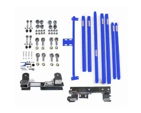 Steinjager Chrome Moly Tubing Long Arm Travel Kit (Southwest Blue) Jeep Wrangler TJ AT 1997-2002
