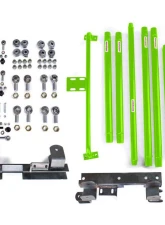 Steinjager Chrome Moly Tubing Long Arm Travel Kit (Neon Green) Jeep Wrangler TJ MT 1997-2002                                     - J0046046 - Image 2