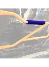 Steinjager Doors, Tubular, Arm Rest Wrangler JK 2007-2018 Front Blue                                     - J0046104 - Image 3