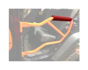 Steinjager Doors, Tubular, Arm Rest Wrangler JK 2007-2018 Rear Red