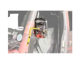 Steinjager Mirror Wrangler JK 2007-2018 A Pillar Mounted Lemon Peel