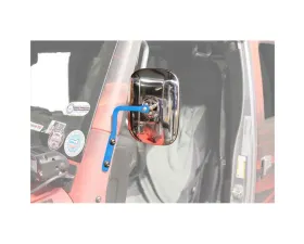 Steinjager Mirror Wrangler JK 2007-2018 A Pillar Mounted Playboy Blue