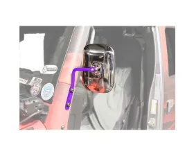 Steinjager Mirror Wrangler JK 2007-2018 A Pillar Mounted Sinbad Purple