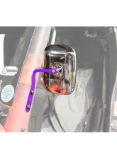 Steinjager Mirror Wrangler JK 2007-2018 A Pillar Mounted Sinbad Purple                                     - J0044998 - Image 4