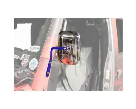 Steinjager Mirror Wrangler JK 2007-2018 A Pillar Mounted Southwest Blue