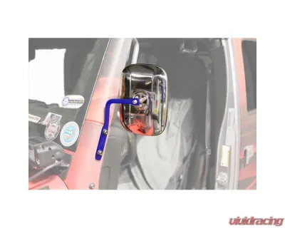 Steinjager Mirror Wrangler JK 2007-2018 A Pillar Mounted Southwest Blue - J0044989