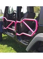 Steinjager Doors, Tubular Wrangler JK 2007-2018 Hot Pink Front and Rear Doors                                     - J0046493 - Image 4