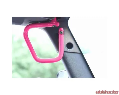 Steinjager Grab Handle Kit Wrangler JK 2007-2018 Rigid Design Front Hot Pink - J0046505