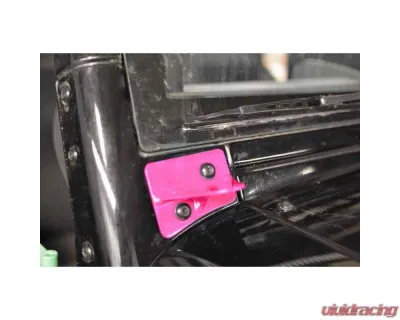 Steinjager LED Lights and Brackets Wrangler JK 2007-2018 Lower Windshield Mount Brackets Only Hot Pink - J0046393