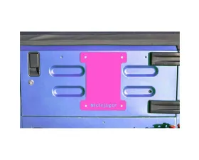 Steinjager Spare Tire Carrier Delete Plate Wrangler TJ 1997-2006 Hot Pink