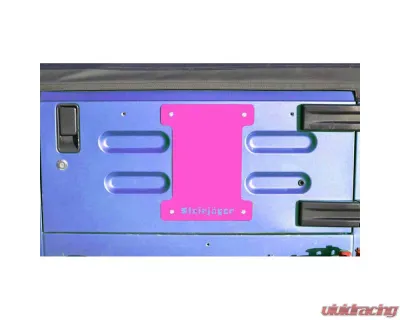 Steinjager Spare Tire Carrier Delete Plate Wrangler TJ 1997-2006 Hot Pink - J0046387