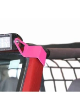 Steinjager LED Lights and Brackets Wrangler TJ 1997-2006 A-Pillar Mount Brackets Only Hot Pink                                     - J0046811 - Image 2