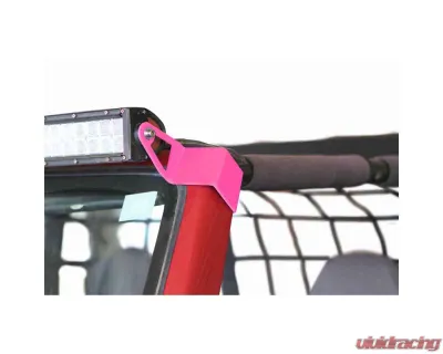 Steinjager LED Lights and Brackets Wrangler TJ 1997-2006 A-Pillar Mount Brackets Only Hot Pink - J0046811