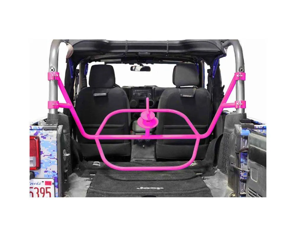 Steinjager Tire Carrier Wrangler JK 2007-2018 2 Door Internal Hot Pink - J0046574