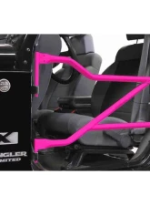 Steinjager Doors, Tubular Wrangler JK 2007-2018 Hot Pink Front Doors                                     - J0046381 - Image 2