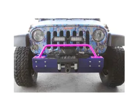 Steinjager Bumper Light Bar, Short Wrangler JK 2007-2018 Hot Pink