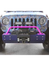 Steinjager Bumper Light Bar, Short Wrangler JK 2007-2018 Hot Pink                                     - J0046851 - Image 4