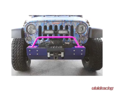 Steinjager Bumper Light Bar, Short Wrangler JK 2007-2018 Hot Pink - J0046851