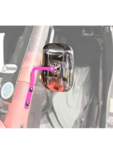 Steinjager Mirror Wrangler JK 2007-2018 A Pillar Mounted Hot Pink                                     - J0046735 - Image 4