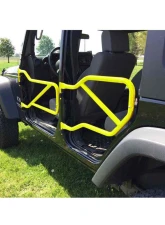 Steinjager Doors, Tubular Wrangler JK 2007-2018 Neon Yellow Front and Rear Doors                                     - J0046491 - Image 4