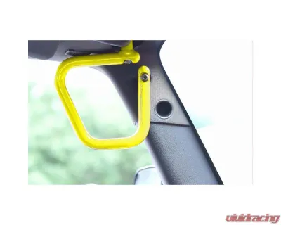 Steinjager Grab Handle Kit Wrangler JK 2007-2018 Rigid Design Front Neon Yellow - J0046503