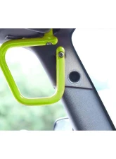 Steinjager Grab Handle Kit Wrangler JK 2007-2018 Rigid Design Front Gecko Green                                     - J0046504 - Image 2