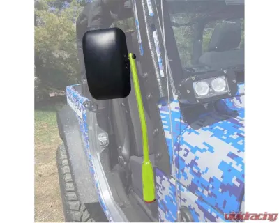 Steinjager Mirror Gladiator JT 2019 Door Hinge Mounted Poly Isolated Gecko Green - J0048932