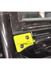 Steinjager LED Lights and Brackets Wrangler JK 2007-2018 Lower Windshield Mount Brackets Only Neon Yellow                                     - J0046391 - Image 2