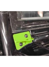 Steinjager LED Lights and Brackets Wrangler JK 2007-2018 Lower Windshield Mount Brackets Only Gecko Green                                     - J0046392 - Image 2
