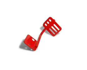 Steinjager Dead Pedal Wrangler JK 2007-2018 Red Baron