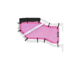 Steinjager Doors, Covers Wrangler JK 2007-2018 Rear Doors only Mauve Mesh