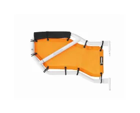 Steinjager Doors, Covers Wrangler JK 2007-2018 Rear Doors only Orange Mesh