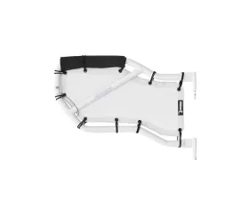 Steinjager Doors, Covers Wrangler JK 2007-2018 Rear Doors only White Mesh