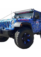 Steinjager Springs, Front Coil Wrangler JK 2007-2018 2.5 Inch Lift Lemon Peel                                     - J0046651 - Image 2