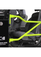 Steinjager Doors, Tubular Wrangler JK 2007-2018 Gecko Green Front Doors                                     - J0046380 - Image 2