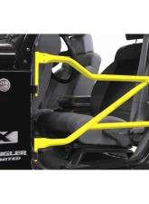 Steinjager Doors, Tubular Wrangler JK 2007-2018 Neon Yellow Front Doors                                     - J0046379 - Image 2