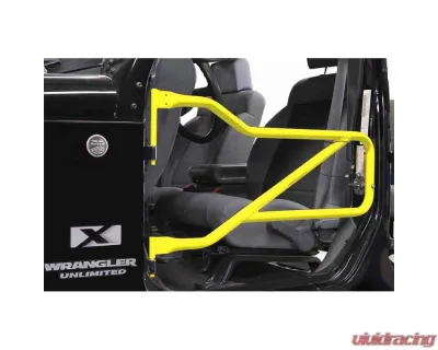 Steinjager Doors, Tubular Wrangler JK 2007-2018 Neon Yellow Front Doors - J0046379