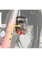 Steinjager Mirror Wrangler JK 2007-2018 A Pillar Mounted Neon Yellow                                     - J0046733 - Image 4
