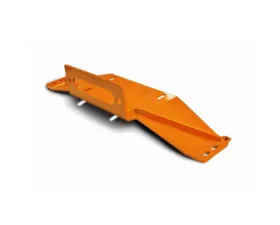 Steinjager Winch Plate Wrangler TJ 1997-2006 Fluorescent Orange