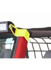 Steinjager LED Lights and Brackets Wrangler TJ 1997-2006 A-Pillar Mount Brackets Only Neon Yellow                                     - J0046809 - Image 2